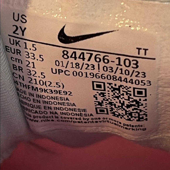 Nike Air Presto 'White Jade Ice' Kids Shoes Size 2Y - Picture 11 of 11